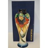 Large Moorcroft Vase Anna Lily Pattern with origin