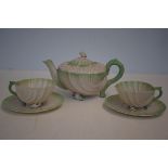 Belleek Shell Design Tea for Two (One cup with hai