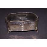 Silver Victorian Footed Box