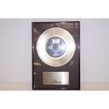 Limited Edition 1/1Tom Jones Gold Disc Delilah