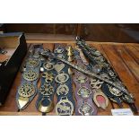 Collection of mainly early Horse Brasses