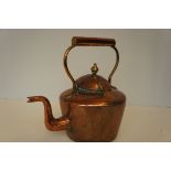 Victorian Copper Kettle (Hinged Lid)