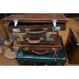 Four small Vintage Suitcases