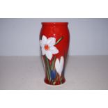 Antia Harris Spring flower vase, signed in gold