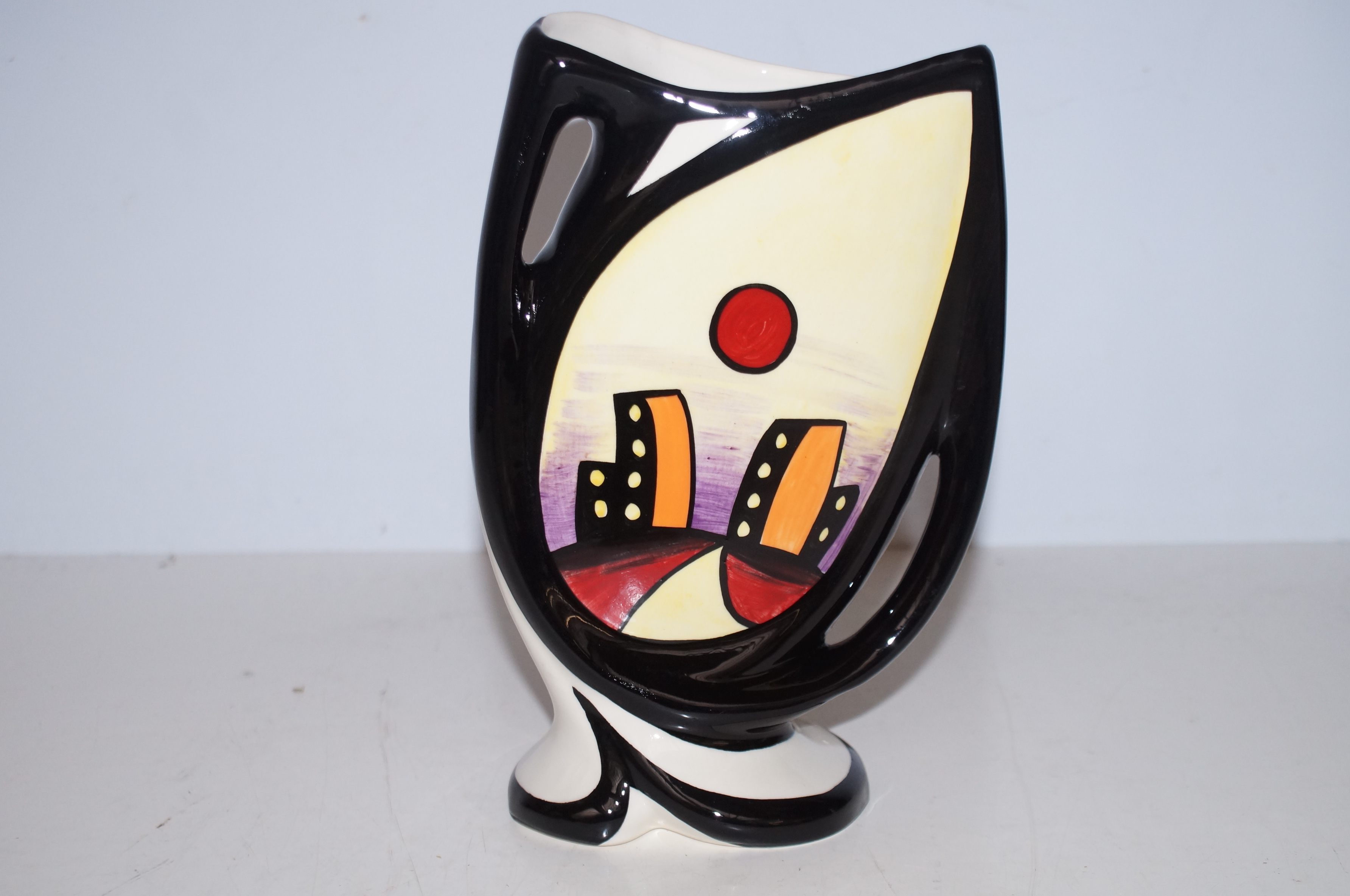 Lorna Bailey Manhattan twin handled vase