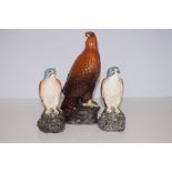 Beswick Golden Eagle Decanter together with Two Be