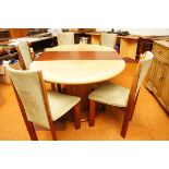 Benze Collection Dining Room Table with 5 matching