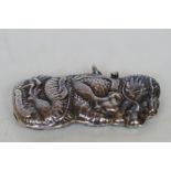 Silver dragon vesta case