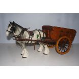 Melba Ware Horse and Cart - 53cm w