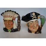 Royal Doulton D6611 North American Indian together