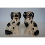 Pair of Staffordshire dogs