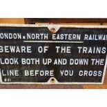 London North Eastern railway, beware of the trains