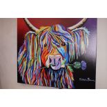 Large Wall Canvas by Stephen Brown 101x101cm