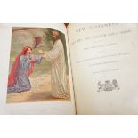 Victorian Holy Bible with Many Coloured Plates (Bi