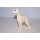 Anita Harris Afghan hound dog, signed in gold