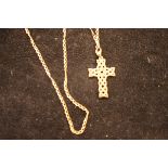 9ct Gold Chain and Pendant