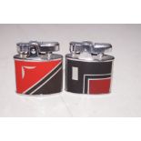 2x Art Deco lighters