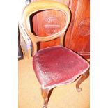 Victorian Balloon Back Chair