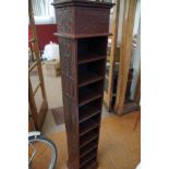 Carved Wooden MultiShelf Rack