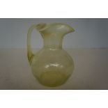 Victorian Vaseline Glass Jug