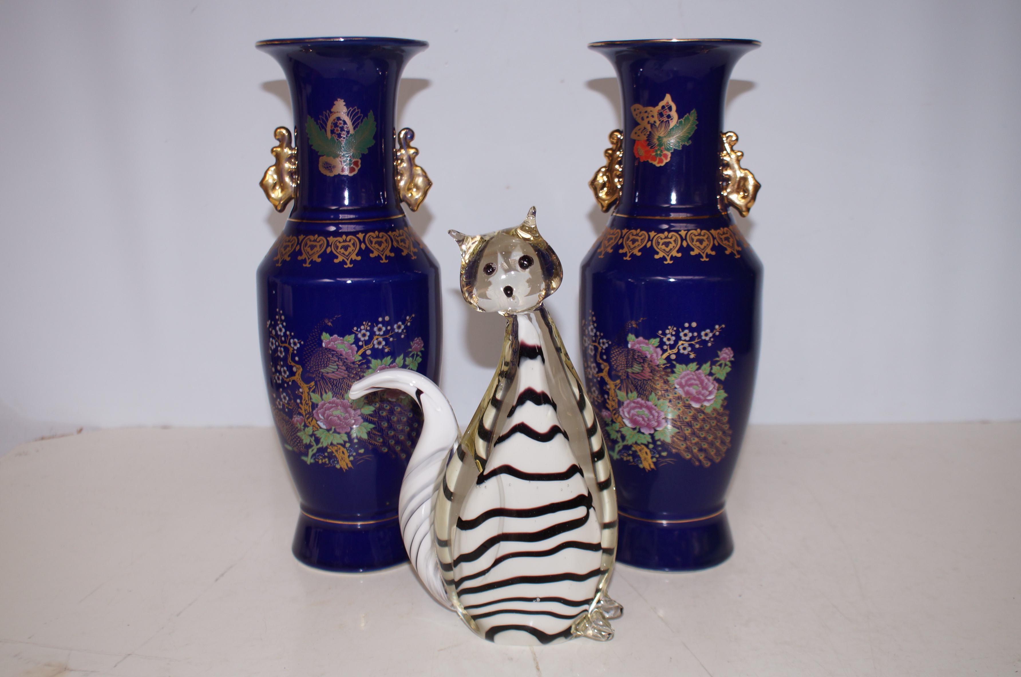 Pair of Chinese Style Vases together with an Art G
