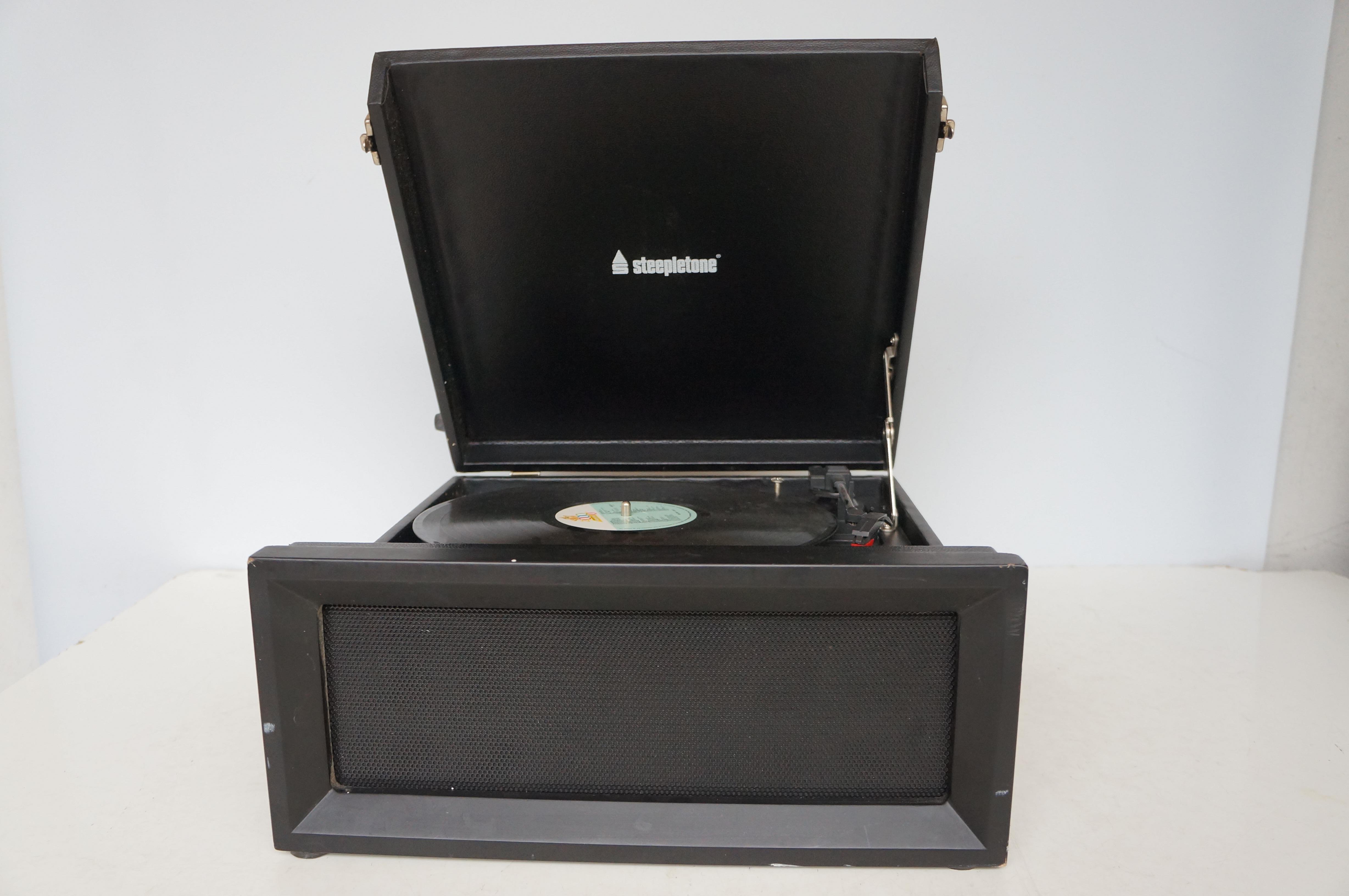 Steepletone Portable Record Deck