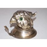 Silver plated parrot tape dispenser