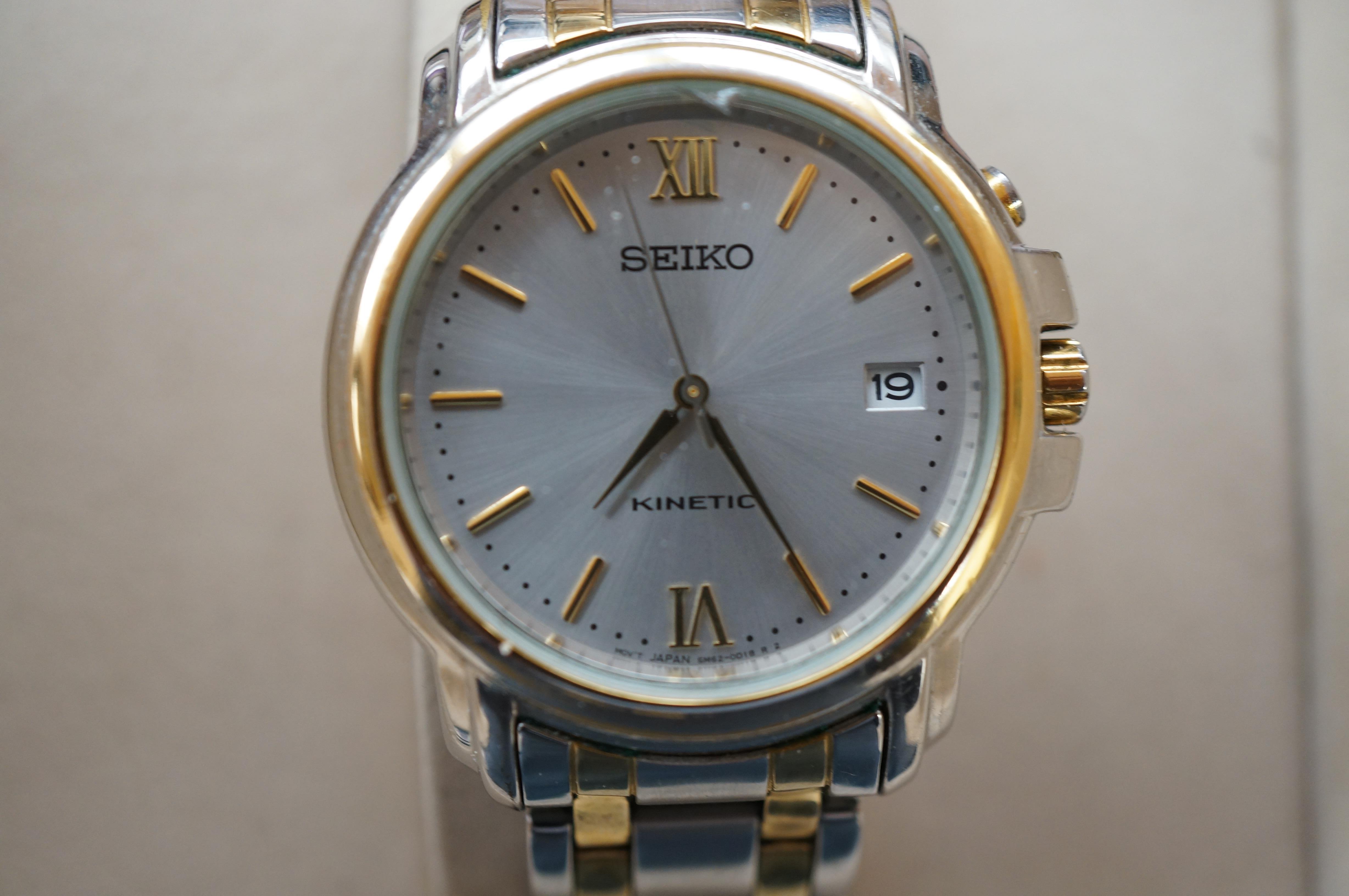 Gents Seiko Kinetic Wristwatch in Original Fitted