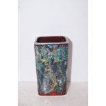 Anita Harris trial shell vase, signed in gold