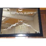 Etched Batman Mirror