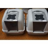 Two Pet Carry Cases