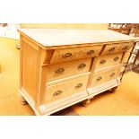 Early 20th Century Pine Set of Drawers - 59in