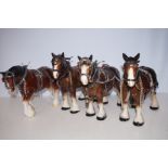 Four Cart Horses