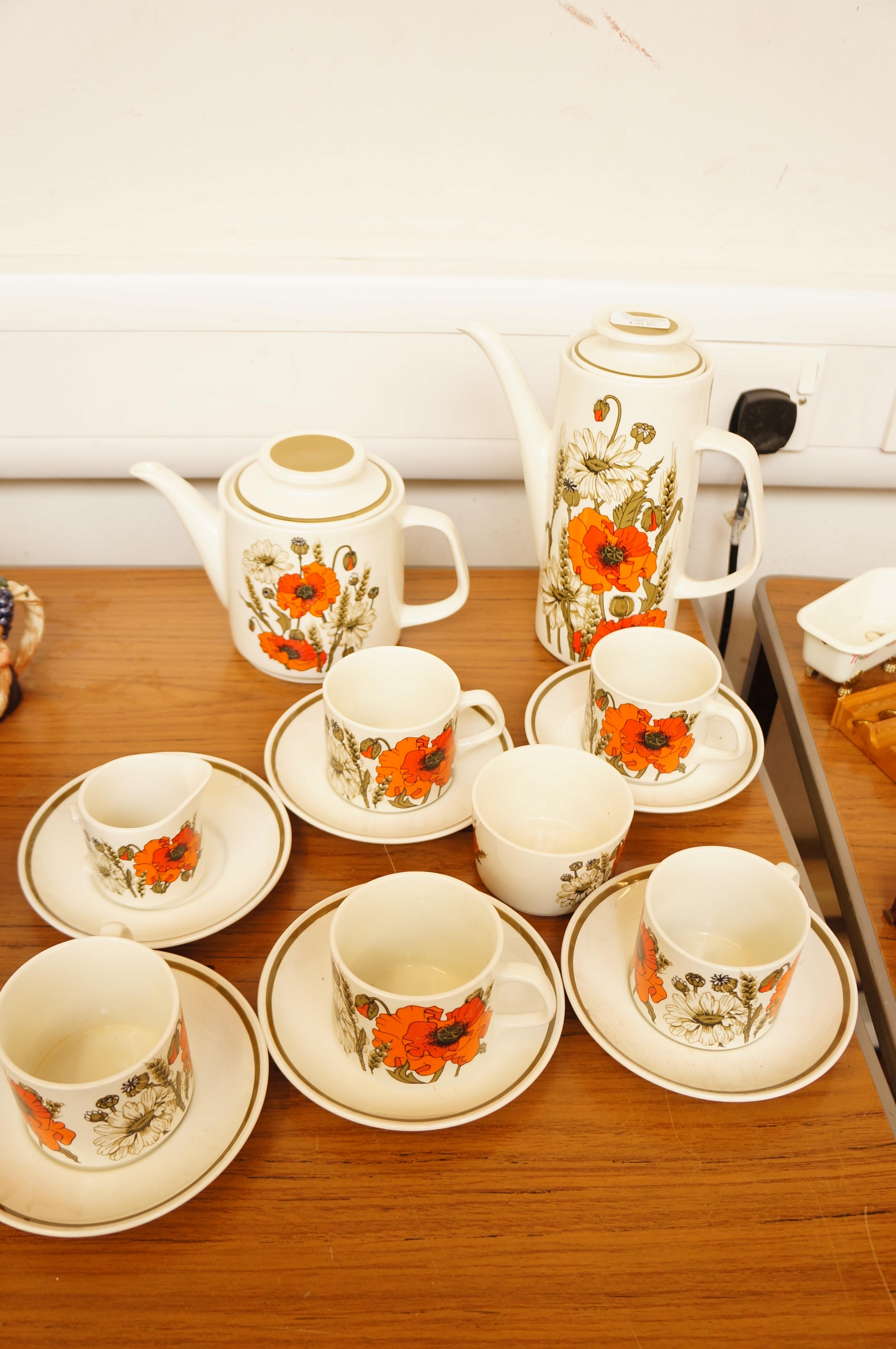 Retro Meakin Tea/Coffee Set, Cream Jug AF