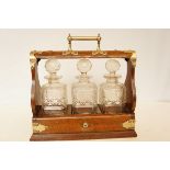 Tantalus (No Key) with cut Crystal Decanters