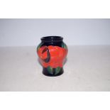 Moorcroft trial vase (red dot) 7cm