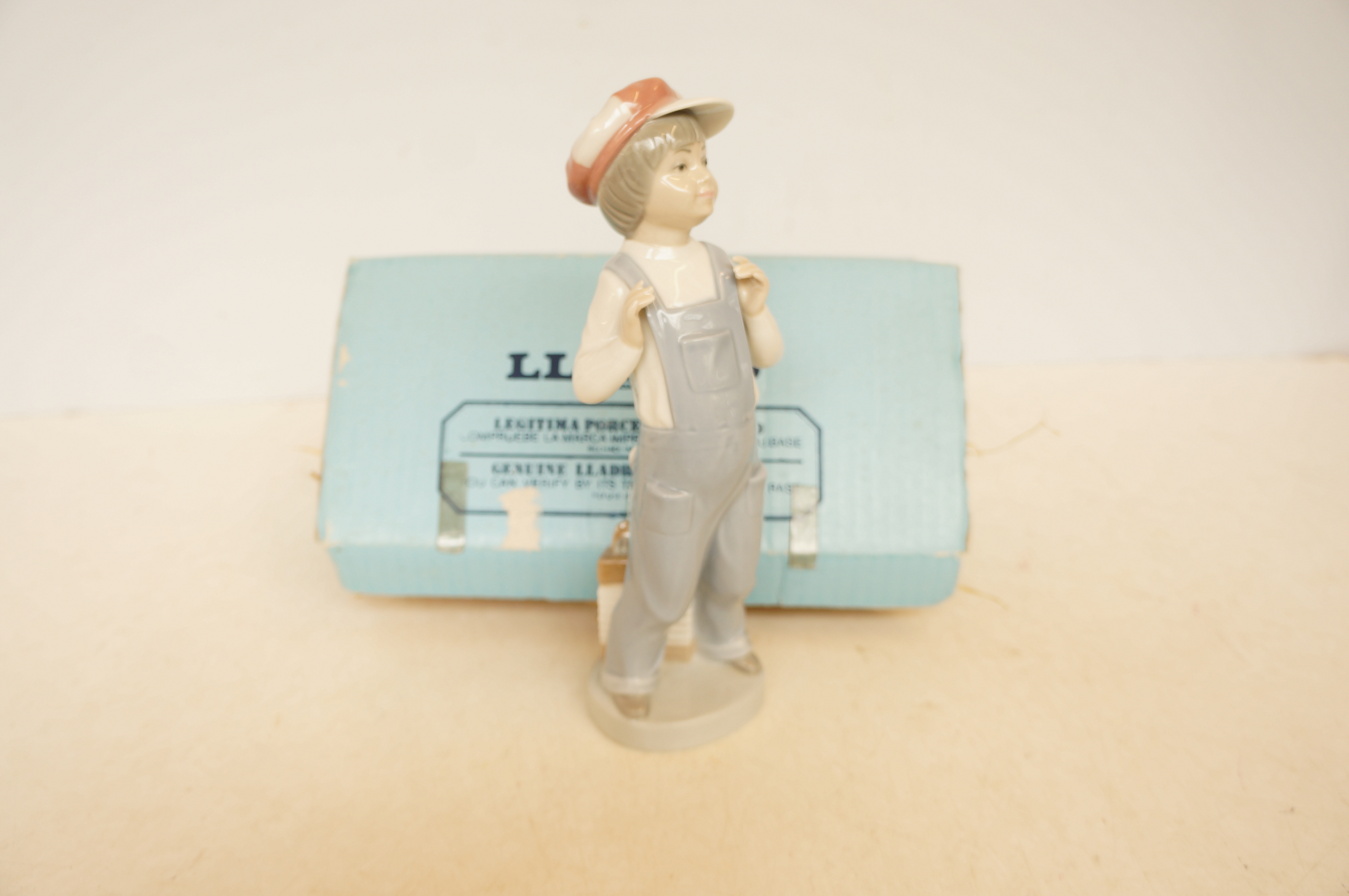 Lladro Boy Figurine with Original Box