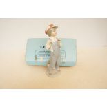 Lladro Boy Figurine with Original Box