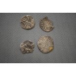 Edward III? Four Silver Coins