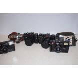 Collection of Vintage Cameras to include Zenet, Ko