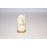 Royal Worcester bamboo small vase