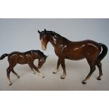 Beswick Horse and Foal