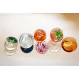 Collection of Paper weights to include Caithness