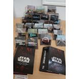 Collection of 25 Star Wars Models together with Tw