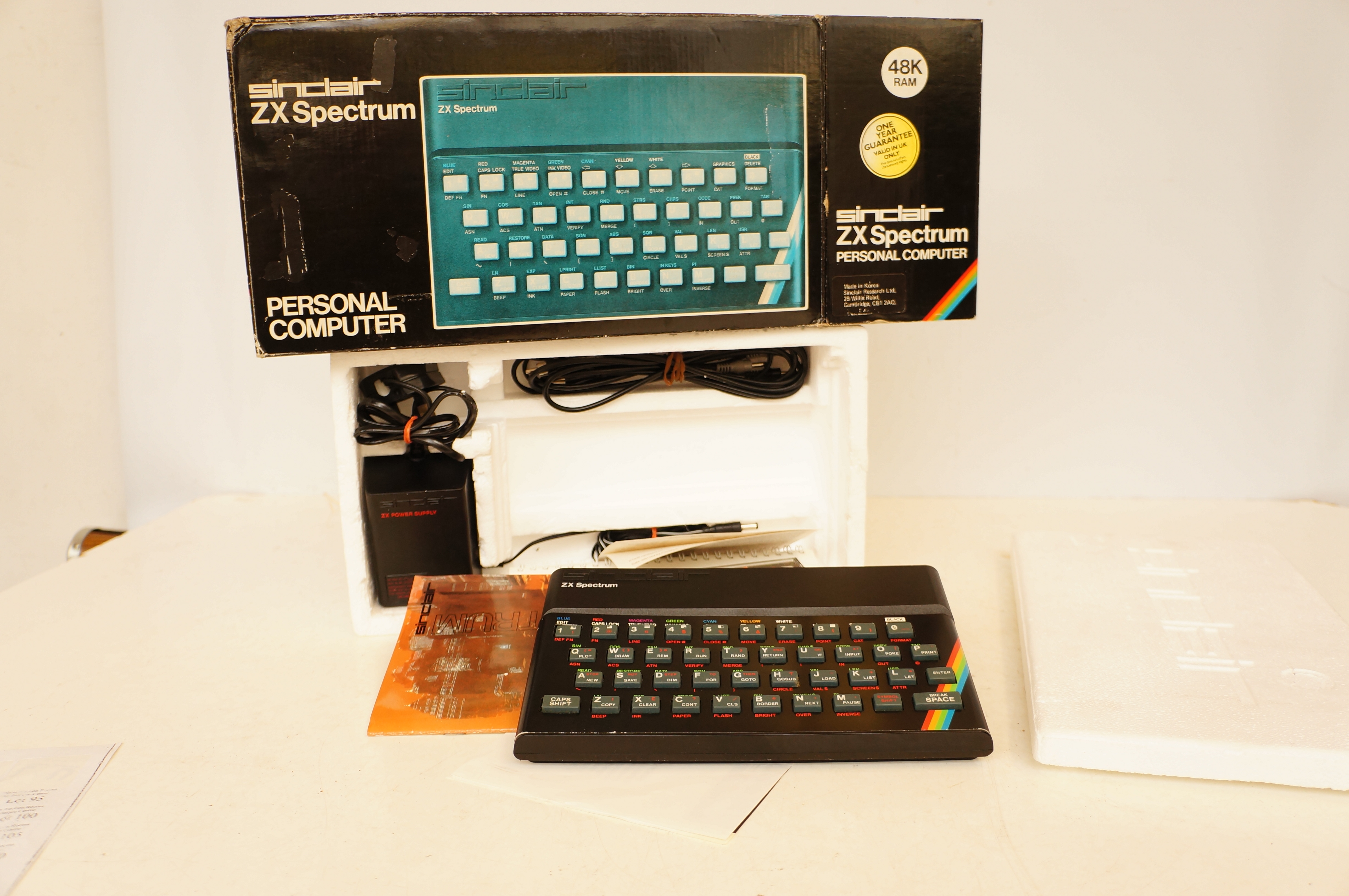 Sinclair ZX Spectrum Personal Computer (Early) Sus