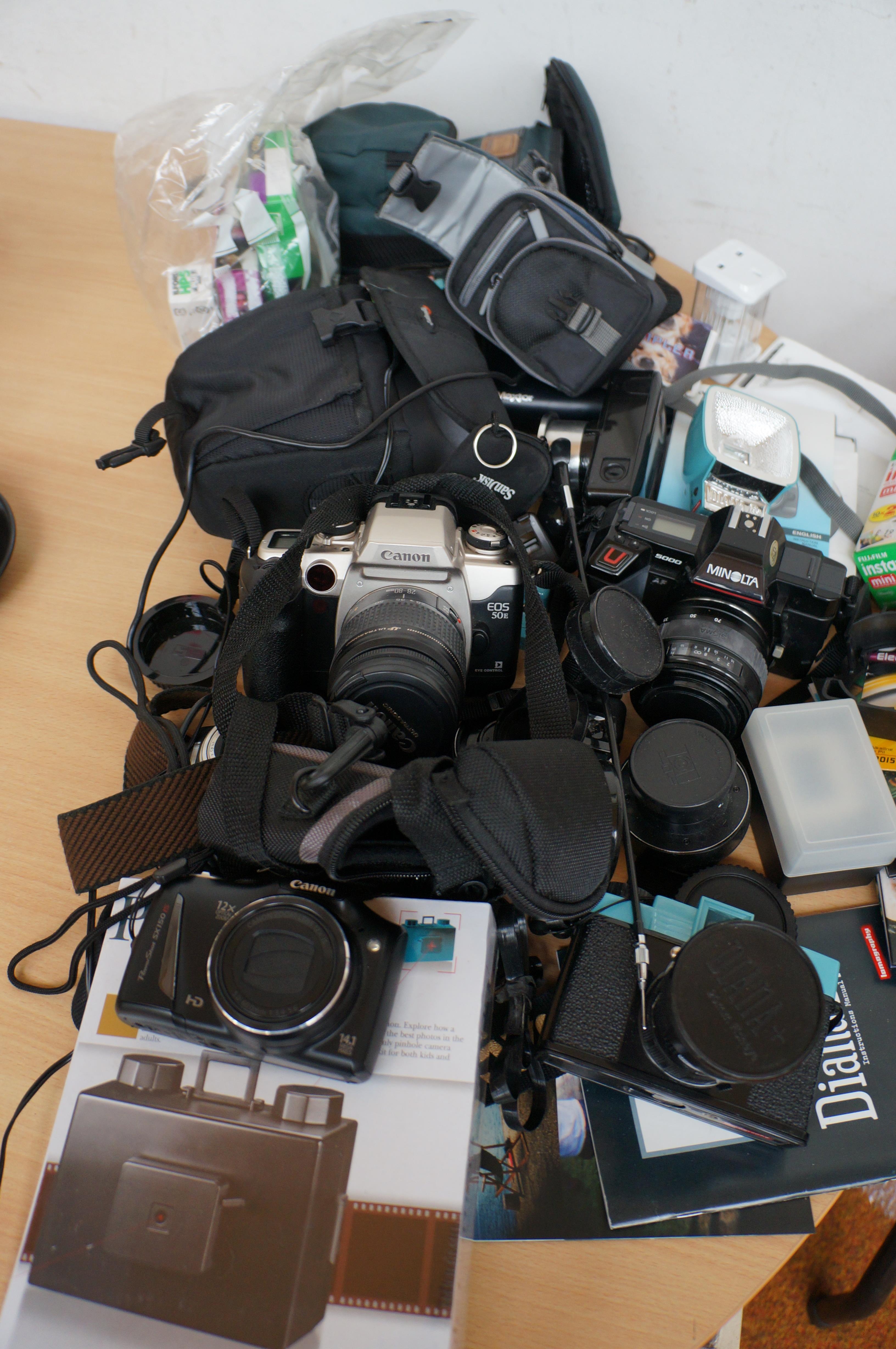 Collection of Cameras, Lenses and Others