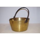 Large Victorian Brass Jam Pan