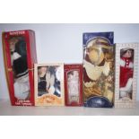 Collection of Five Boxed Dolls