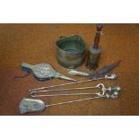 Collection of Brassware to Include early Ball and