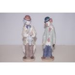 2 Lladro Clowns